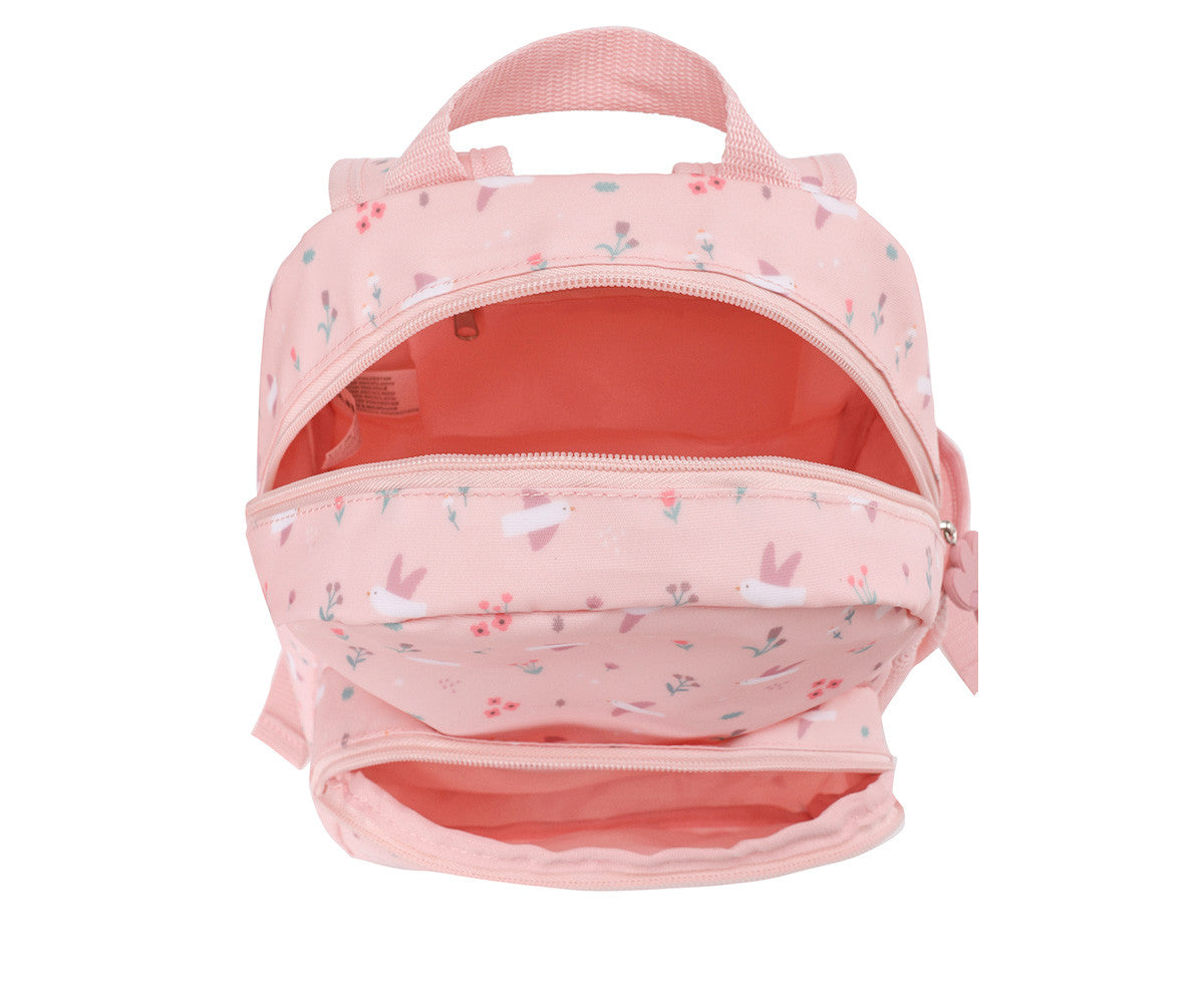 Zainetto impermeabile Blossom Birds con spallacci imbottiti