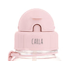 Tutete Borraccia Uccellini in Fiore bambina tappo rosa dettaglio - Le Coccole