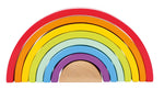 Arcobaleno in legno Small Foot 26 cm, elementi da costruzione dai 12 mesi