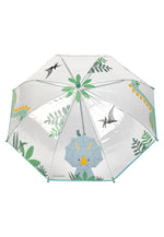 Ombrello firmato Sterntaler Dino Rexi per bambini, chiusura con bottone a pressione