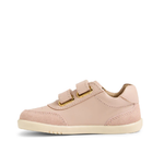 Bobux i-Walk Champ Cameo Rose, sneakers in pelle per bambina che cammina con sicurezza