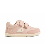 Sneakers bambina Bobux i-Walk Champ, pelle e suède color Cameo Rose, vista dettaglio