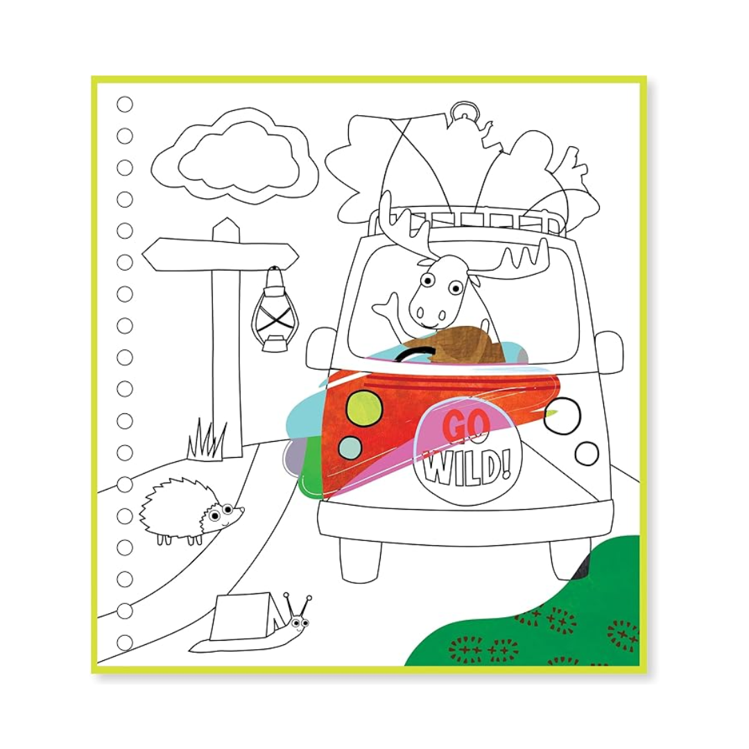 libri da colorare senza disordine