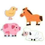 Puzzle progressivo Djeco con pezzi grandi in cartone FSC