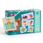 Puzzle Duo Colori Djeco, 12 puzzle da 2 pezzi per bambini di 2 anni
