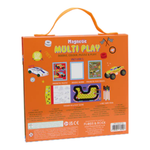 Idea regalo gioco magnetico 4 in 1 Floss & Rock tema veicoli dai 3 anni