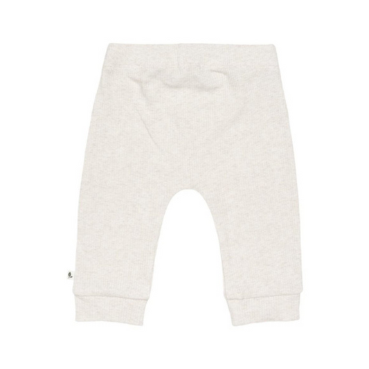 Pantaloncini lunghi unisex a costine in cotone organico - Panna