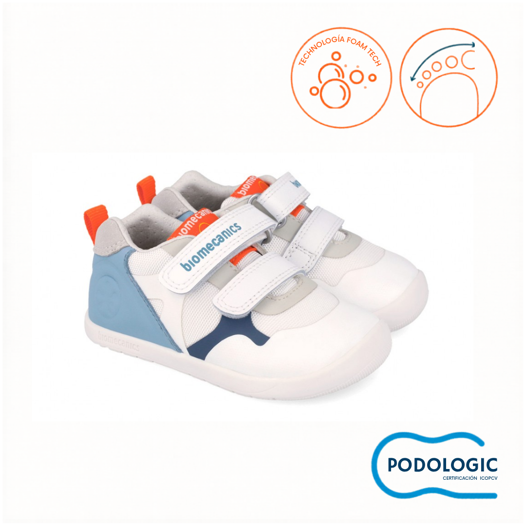 Biomecanics - Biogateo - Barefoot SPORT Bianco e Blu