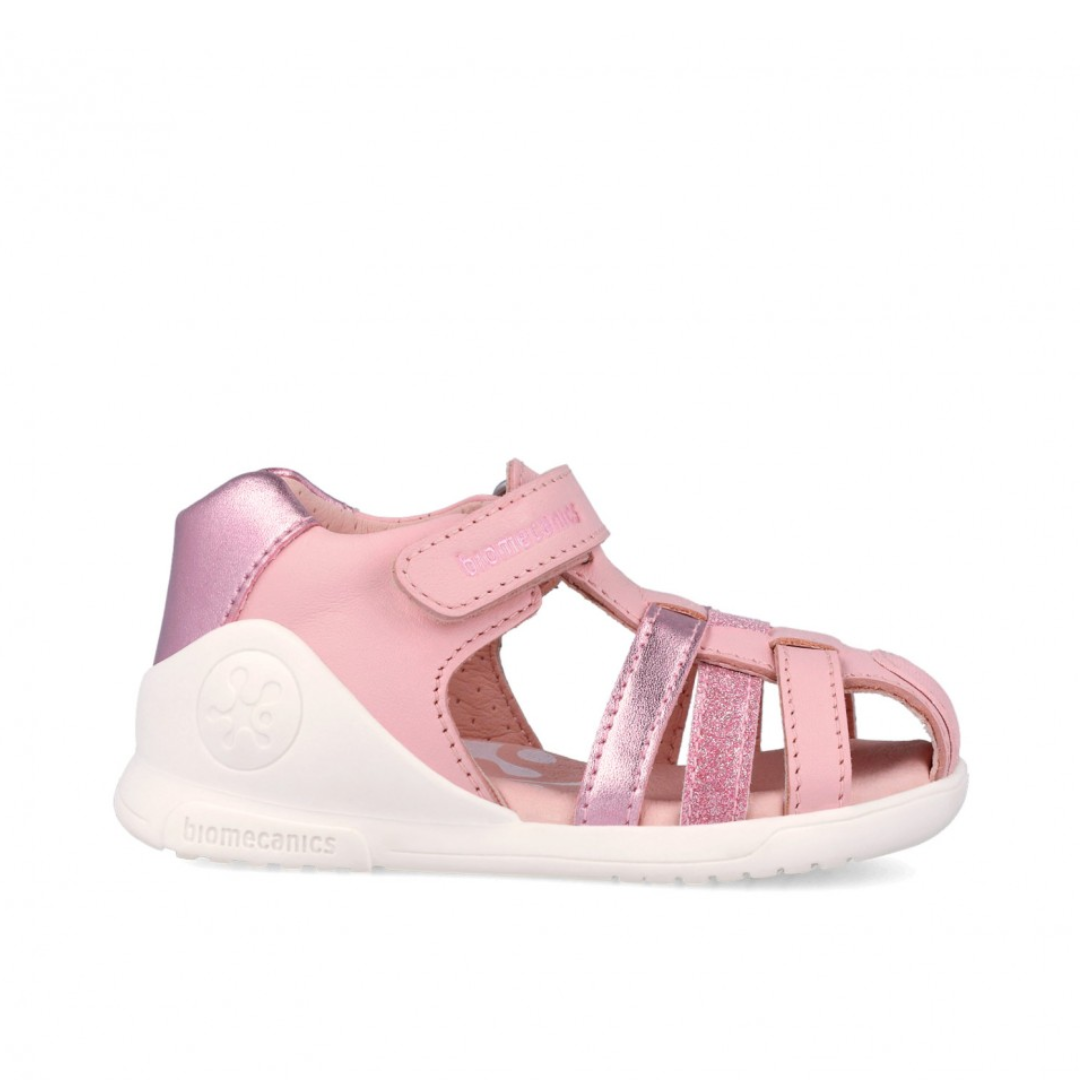 Biomecanics sandali ragnetto rosa barefoot bambina primi passi