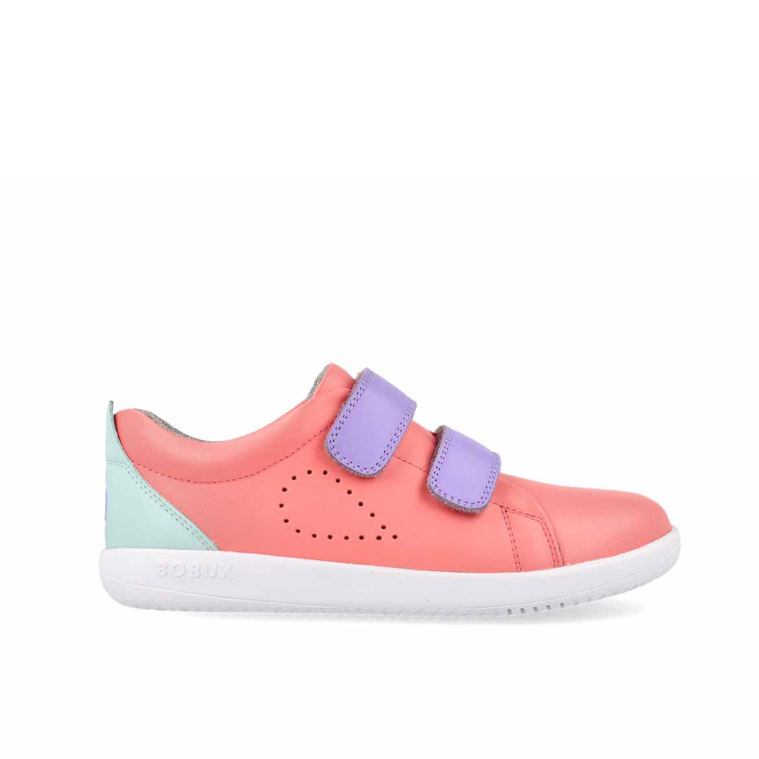 Scarpe Bobux Kid Plus Grass Court Ocean Coral + Mauve Combo