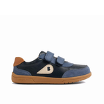 Bobux Kid+ Champ II Navy Vintage Indigo scarpe bambino in pelle blu navy