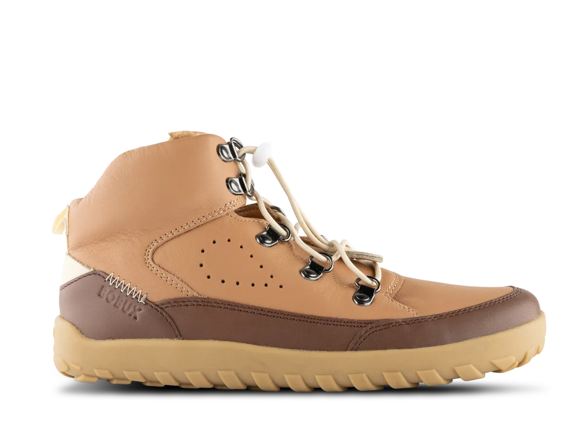 Bobux Next Gen Branx Sandstorm stivaletto barefoot ragazzi e donna color sabbia