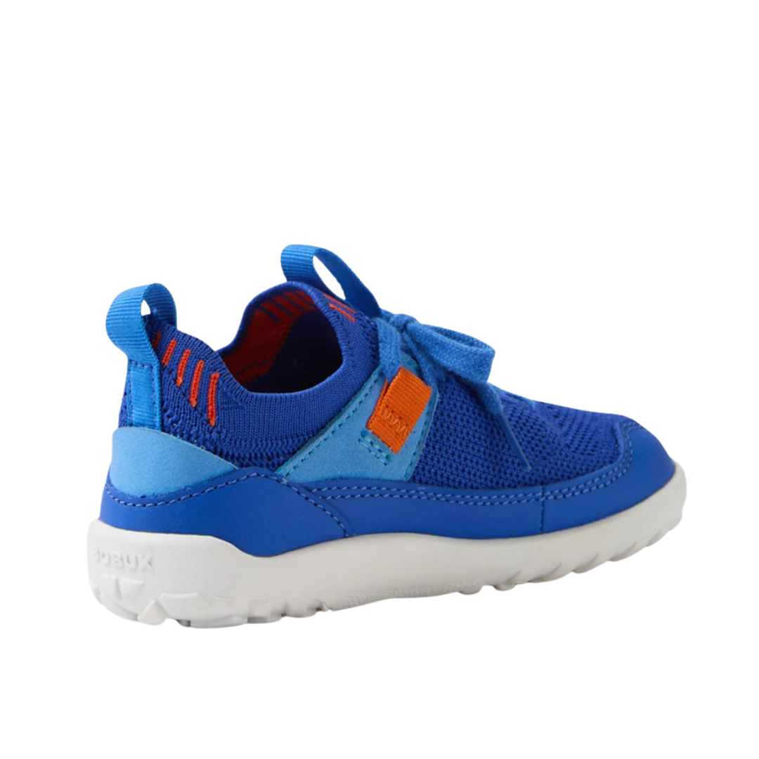 Scarpe barefoot bambini Bobux Meta Dazzling Blue con pianta larga