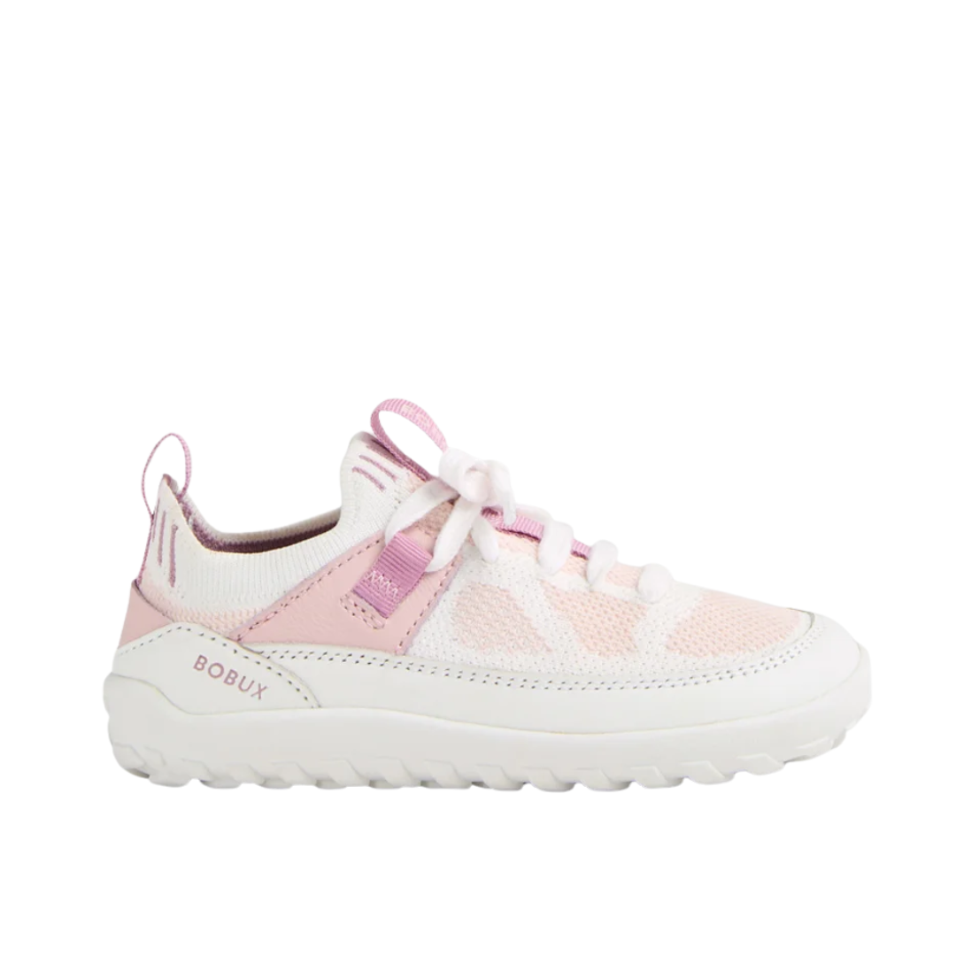 Scarpe barefoot bambini Bobux I-Walk Meta White-Parfait Pink linea Alpha