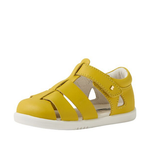 Vista fronte sandalo Bobux I-Walk Tidal giallo