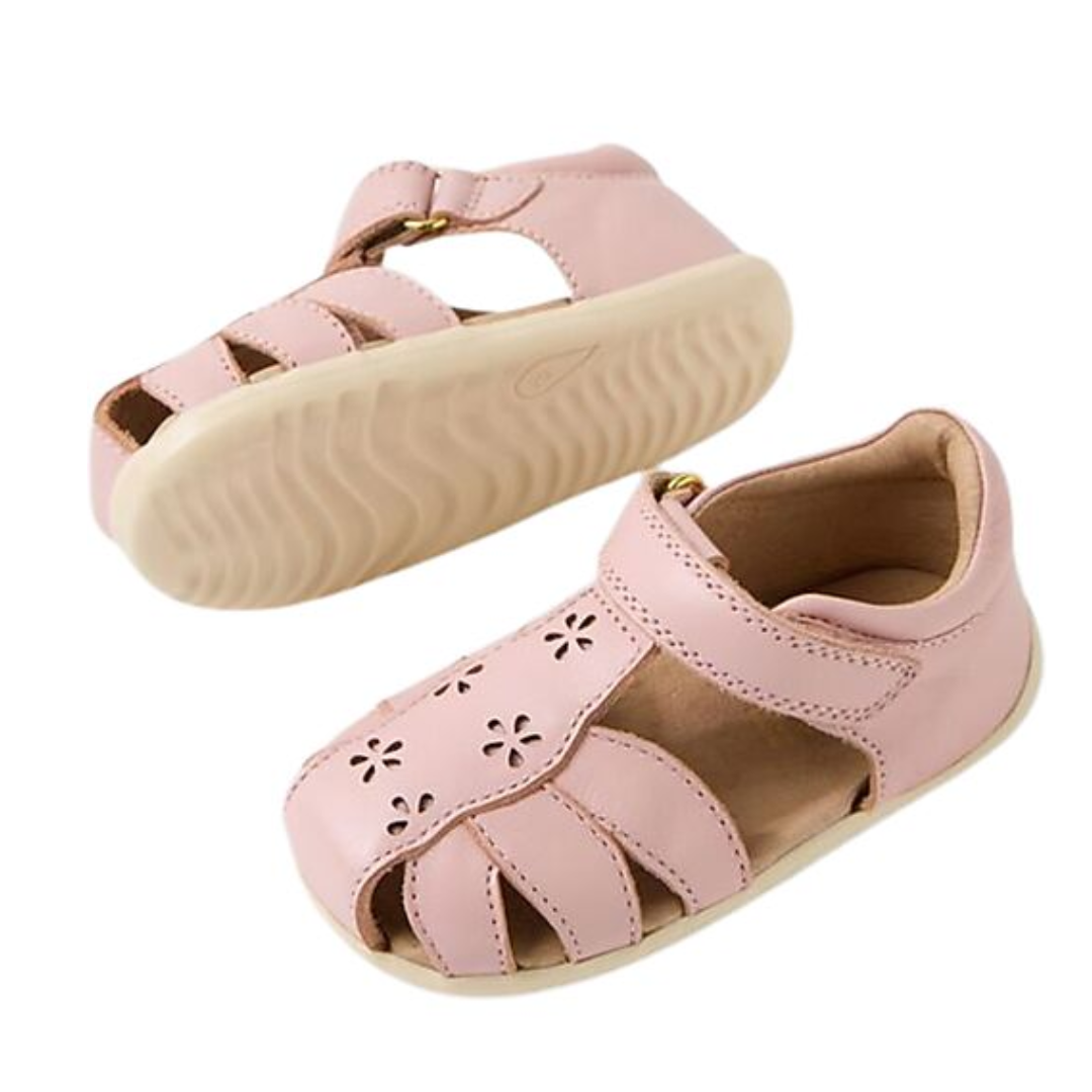 Sandali chiusi bambina Bobux Holly Ballet Pink con suola flessibile