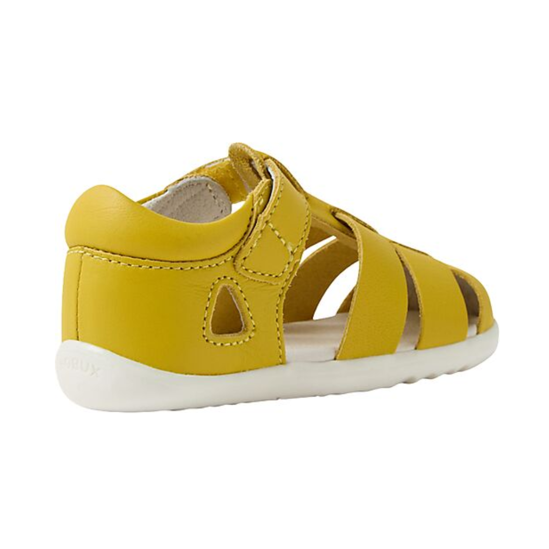sandali primi passi bambino Bobux gialli scarpe leggere e flessibili estate