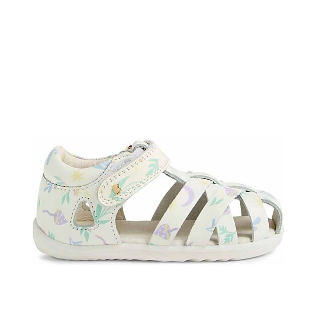 Bobux Sandalo Step-Up Tropicana II - White Floral
