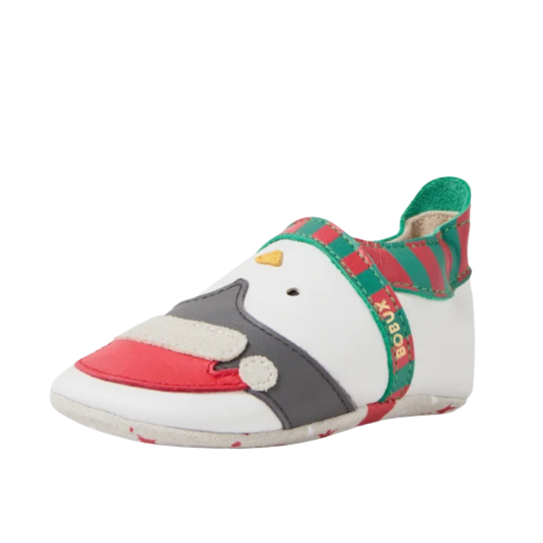 Bobux Soft Sole | Pinguino - Jingle White Poppy