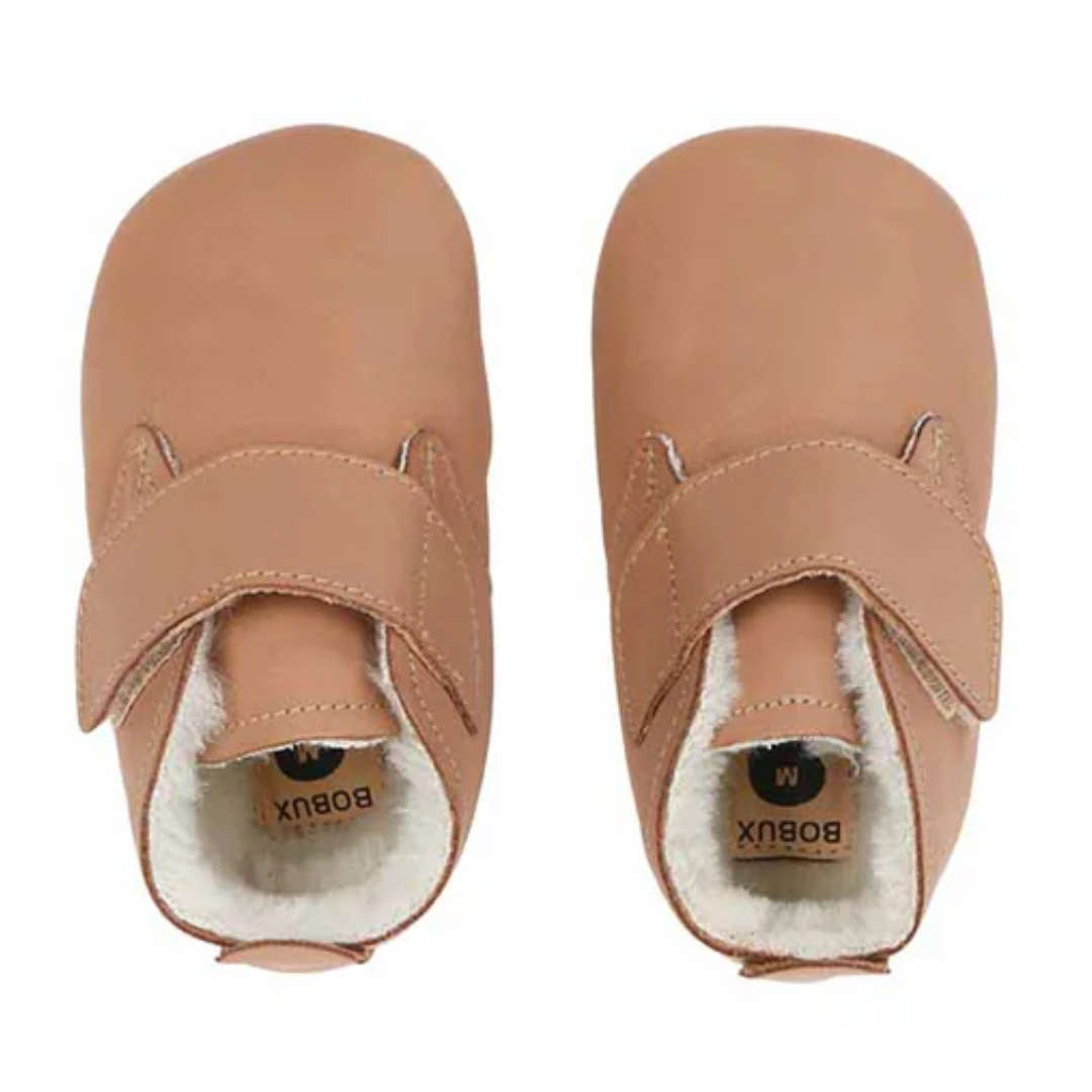 Bobux Soft Sole - Arctic Caramel - interno in lana merino