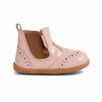 Bobux Step Up Billie Cameo Rose stivaletto primi passi in pelle rosa con zip laterale