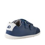 Migliori scarpe primi passi Bobux: modello Blaze Vintage Indigo in pelle premium traspirante.