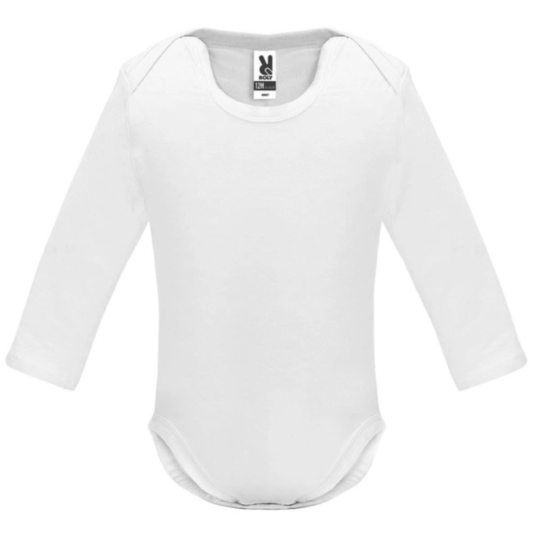 body cotone neonato manica lunga