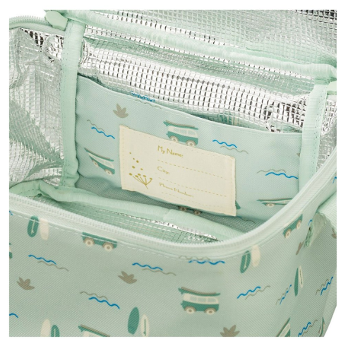 Borsa porta merenda asilo Fresk termoisolante fantasia surf mare