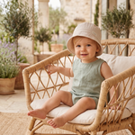 Cappello bimbo Sterntaler sabbia in cotone biologico leggero