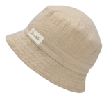 Cappello estivo bambino Sterntaler pescatore in mussola di cotone bio UV 50+ sabbia
