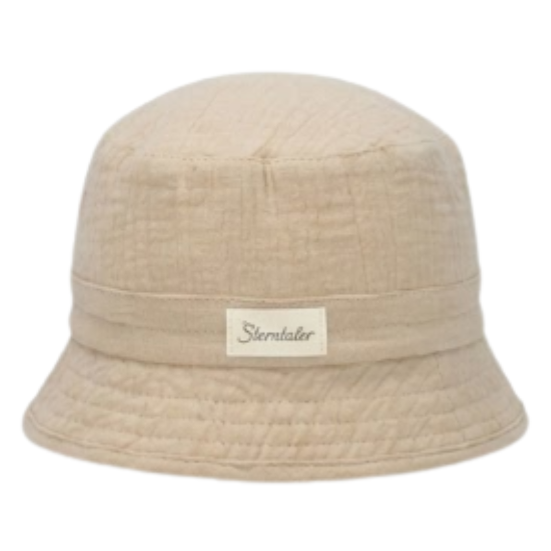 Cappello sole bambini Sterntaler UV 50+ in mussola di cotone bio