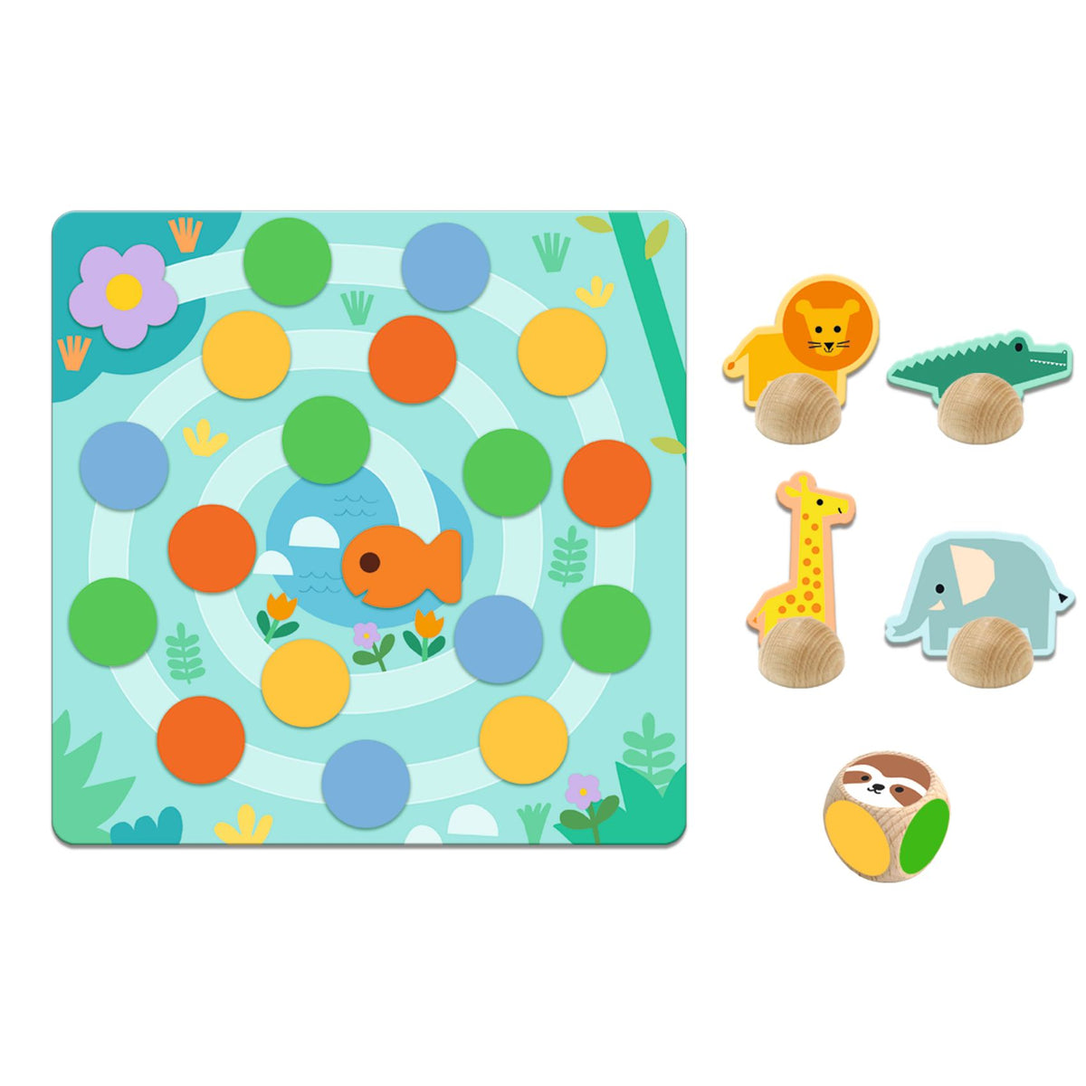 Tombola Djeco animali selvatici – gioco della tombola del cofanetto