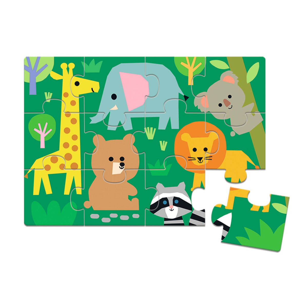Domino Djeco animali selvatici – gioco del domino del cofanetto
