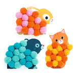 Collage con pompon Djeco – contenuto del kit