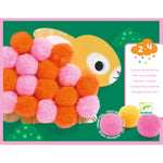 Collage con pompon Djeco – pompon grandi da 4 cm