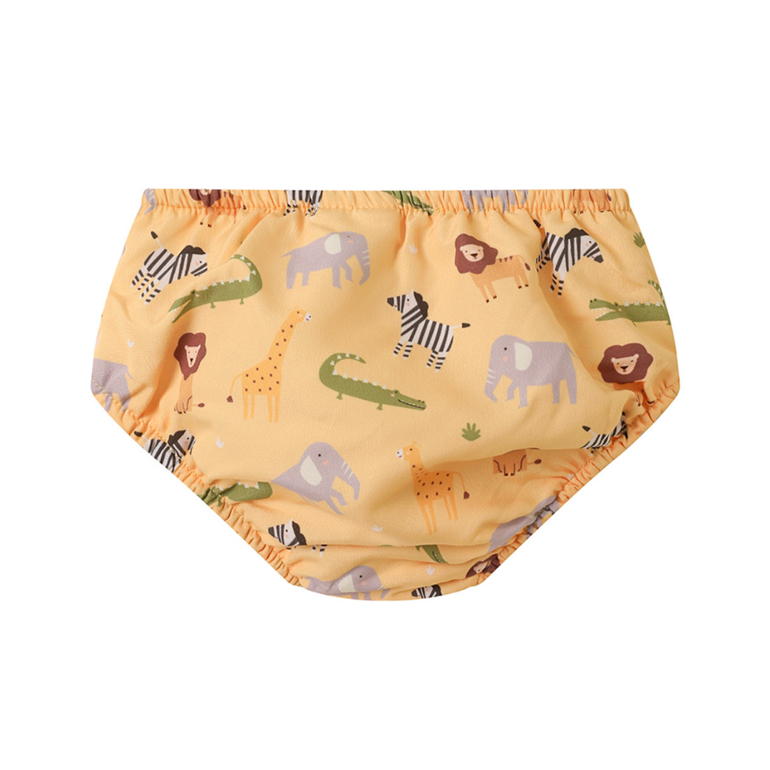 Costume pannolino mare Monnëka Wild Animals per bambino