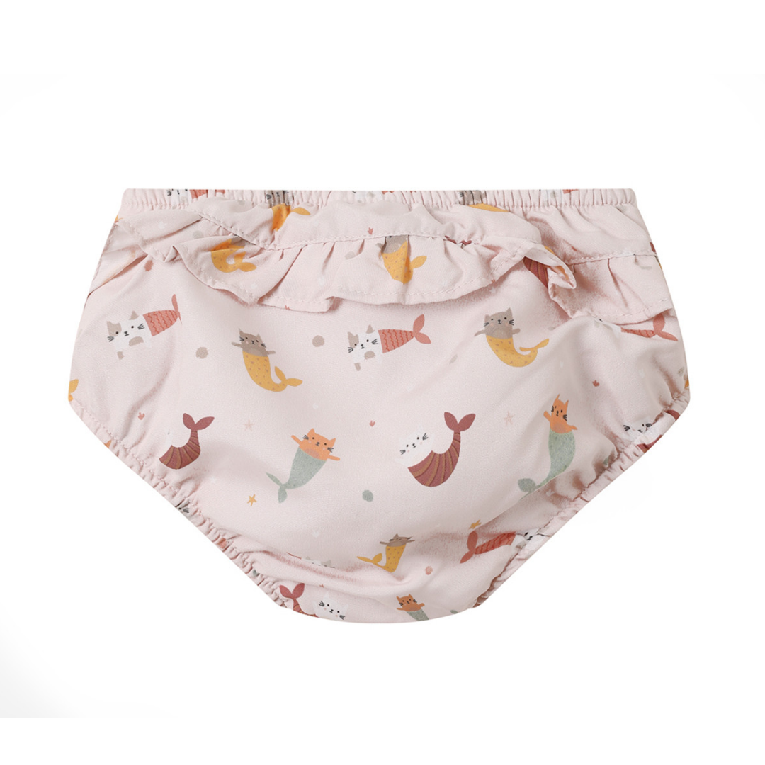 Costume contenitivo bambina UPF 50 fantasia Mermaid Cats