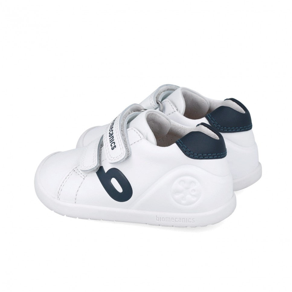 Chiusura a strappo scarpe barefoot bambino Biomecanics blu navy