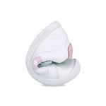 Sneakers barefoot bambina in pelle nappa bianco rosa Biomecanics