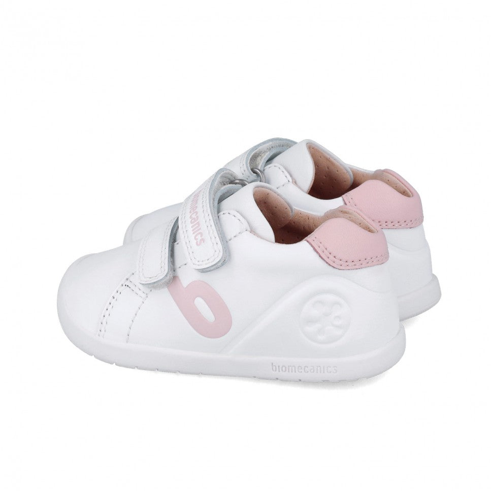 Scarpe asilo bambina barefoot Biomecanics con strappo regolabile