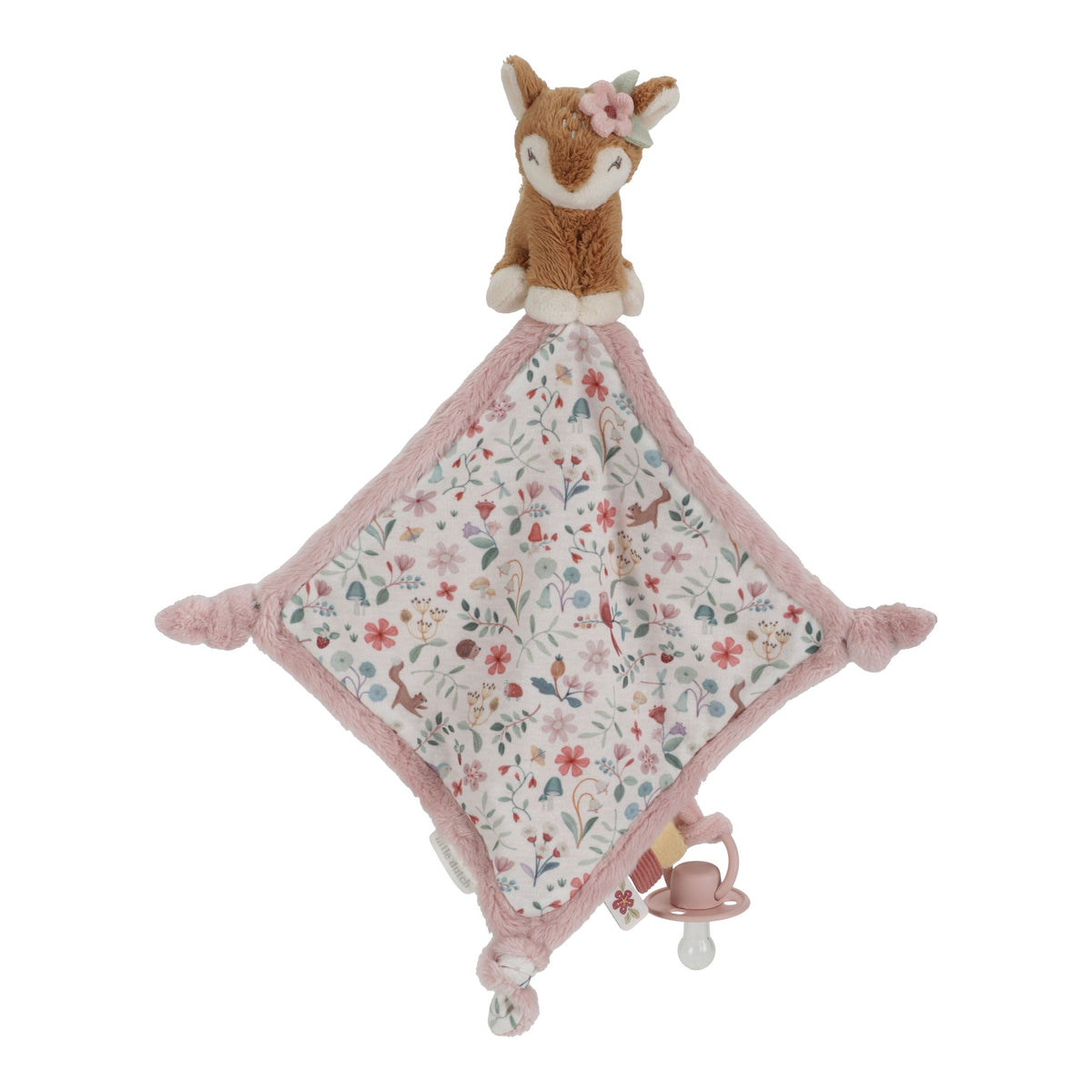 Doudou cerbiatto Fairy Garden Little Dutch con nodi e anello porta ciuccio