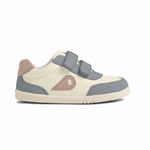 Bobux I-Walk Champ Ultimate Grey White Swan scarpe bambino in pelle e camoscio