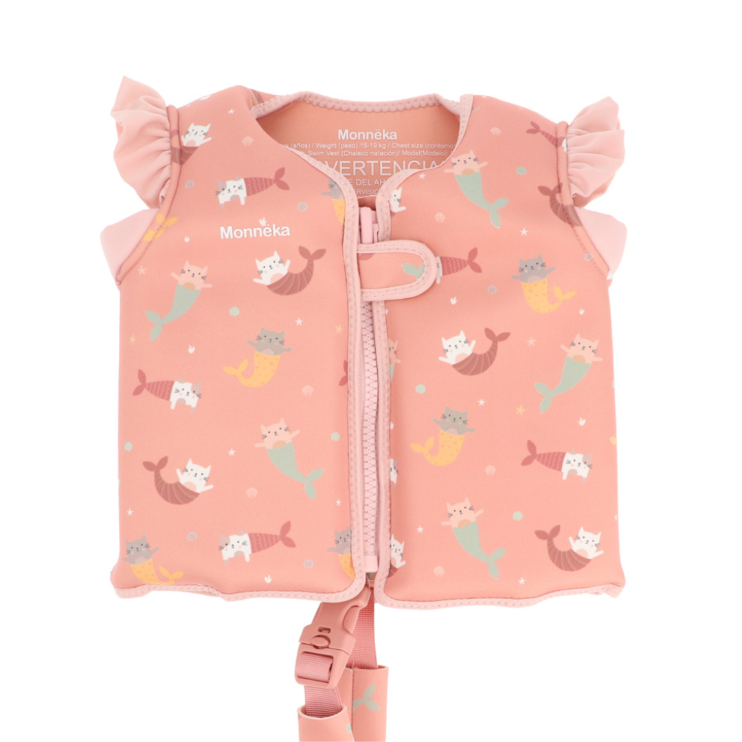 Giacca galleggiante bambini Monnëka Mermaid Cats 2-3 anni