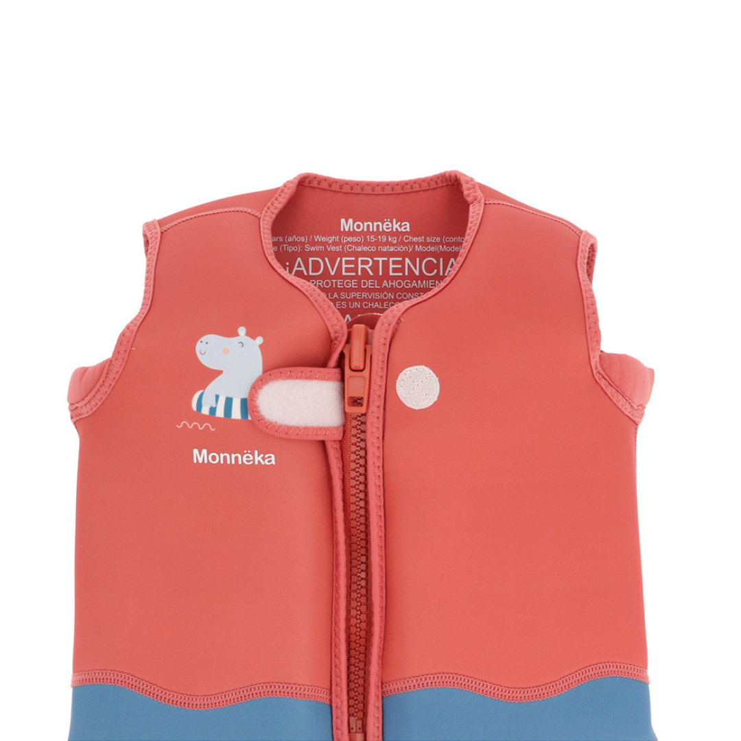 Giacca galleggiante salvagente bambini Monnëka Hippos 2-3 anni