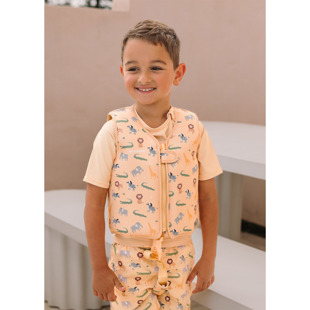 Giacca galleggiante bambini Wild Animals per mare e piscina
