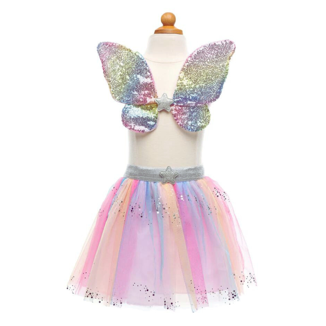 Great Pretenders Costume da Farfalla Multicolor - Comprende Abito