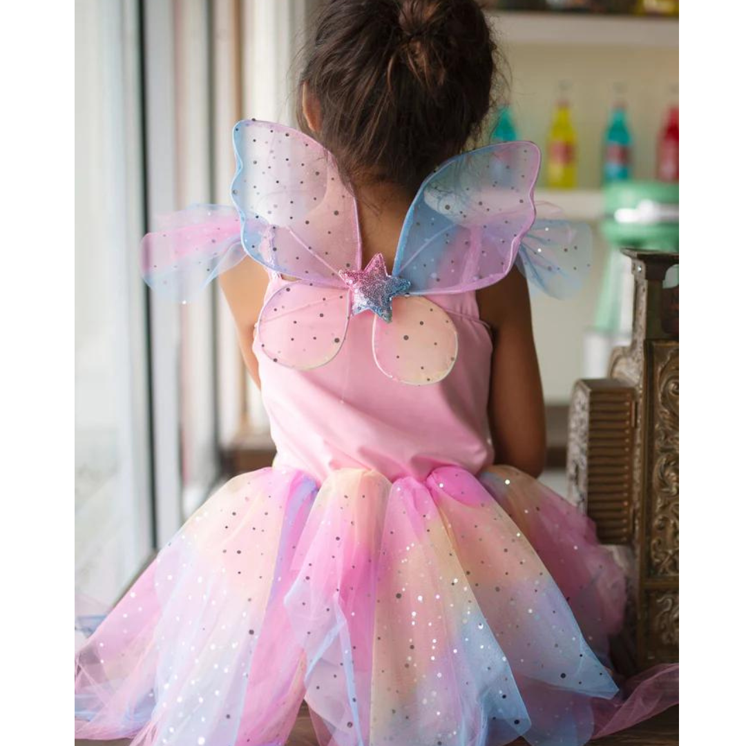 Great Pretenders Costume da Principessa - Arcobaleno - Con Tutu ed Ali!