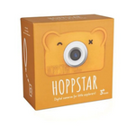 Fotocamera educativa Hoppstar con stampa istantanea, in confezione regalo con un design accattivante per bambini dai 3 anni.