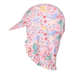 Cappello mare Little Dutch con visiera stampa sirene per bambina
