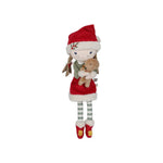 Elfa Rosa di Natale Little Dutch 35 cm, bambola morbida con cappello rosso